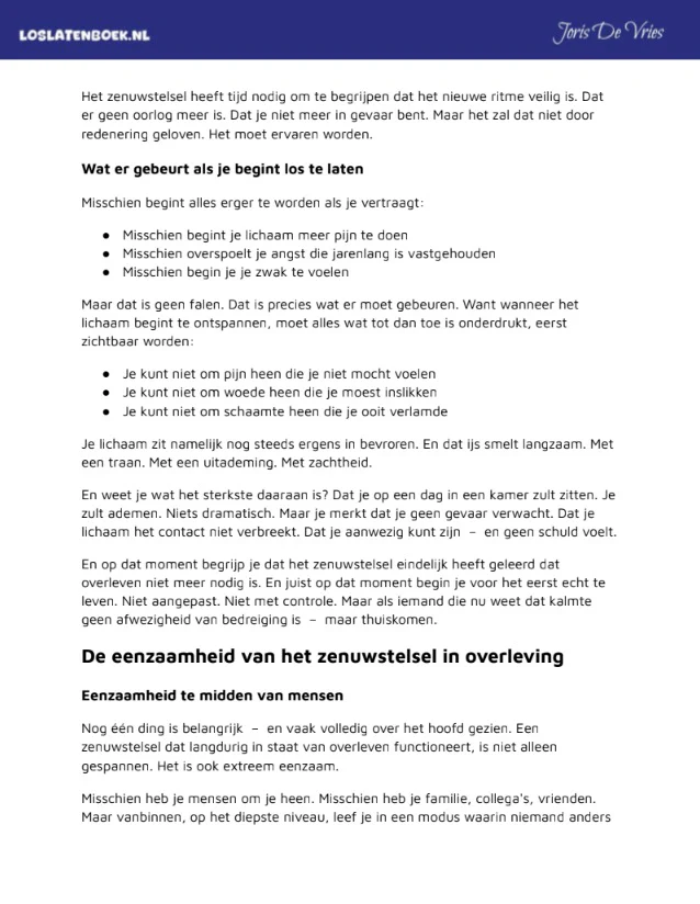 Laat Los Wat Je Kapotmaakt — innerlijke rust en zelfvertrouwen